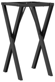 Telaio gambe a x per tavolo da pranzo 40x40x73 cm in ghisa