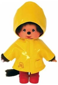 Peluche Bandai Monchhichi Iconic Raincoat 20 cm Giallo