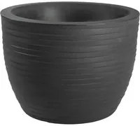 Vaso Per Fiori Hera Elegance 30 cm, in resina, per Interno ed Esterno - colore: antracite - AMZR0730P