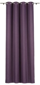 Tenda viola scuro 140x260 cm Avalon - Mendola Fabrics