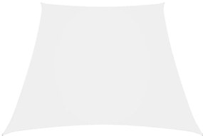 Parasole A Vela İn Tela Oxford A Trapezio 4/5x4 M Bianco /