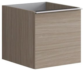Struttura semi colonna da bagno Pixel 1 cassetto olmo rousseau L 40 x H 40 x P 45.5 cm