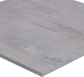 Tavolo bar ristorante pub quadrato 60x60 cm con piano laminato Cemento H 107