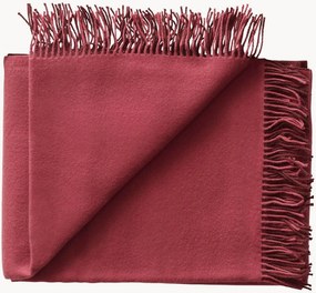 Coperta in lana con frange Secret