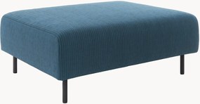 Panca imbottita in velluto a coste blu navy/nero freistil180
