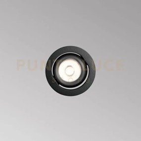 Quark faretto da incasso led cob 12 w 25° 1200 lm 3000 k d.5,8cm ne...