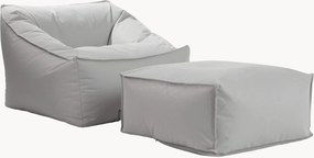 Poltrona sacco da esterno con pouf e coperture protettive Der Sunnyboy