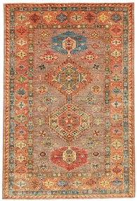 Kazak Tappeto orientale 190x130 Giallo (Pakistan) Annodato A Mano