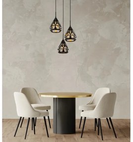 Globo 15889-3H - Lampadario a sospensione con filo HASSAN 3xE27/40W/230V