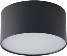 Brilagi - Plafoniera LED da soffitto per bagno FORIS LED/14W/230V Ø 12 cm nera IP44