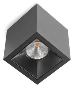 Antidark - Square Plafoniera 2700K Nero Antidark