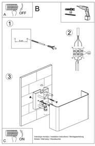 Applique COPERTURA 2xG9/40W/230V bianco