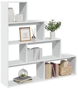 Libreria Divisorio 4 Ripiani Bianca 143,5x29x143,5cm Truciolato /