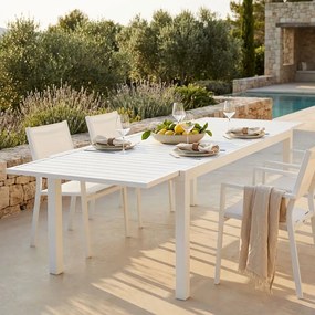 DEXTER - tavolo da giardino allungabile in alluminio da 200 x 100 cm