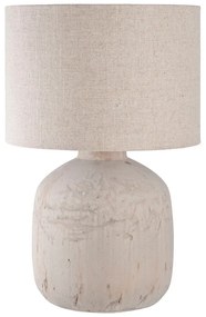 Lampada da tavolo color crema con paralume in tessuto (altezza 46,5 cm) Bilby - House Nordic