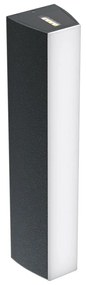 Applique Bidirezionale Nera 12W CCT IP65 da esterno - Serie FILO Colore Bianco Variabile CCT