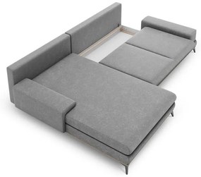Divano letto grigio ad angolo, angolo sinistro Planet - Windsor &amp; Co Sofas