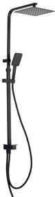 Colonna doccia senza miscelatore Studio V3 nero