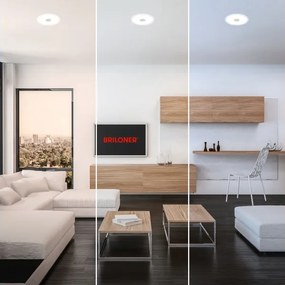 Briloner 7481019 - Plafoniera LED da soffitto per bagno LED/12W/230V 3000/4000/6500K IP44 bianca