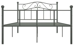 Giroletto grigio in metallo 160x200 cm