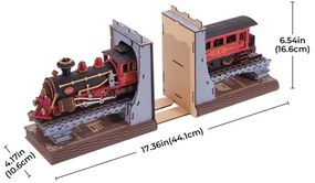 RoboTime - 3D puzzle Fermalibri Treno a vapore storico