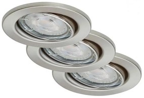 Briloner 7148-032-SET 3xLED luce da bagno dimmerabile 1xGU10/5W/230V IP23