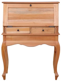 Scrittoio 78x42x103 cm in legno massello di mogano