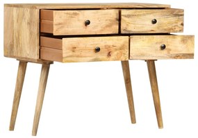 Credenza 85x40x71 cm in legno massello di mango