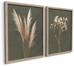 Set di dipinti 2 pz 30x40 cm Boho – Styler