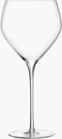 Set di 2 bicchieri da vino rosso in vetro soffiato Savoy