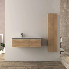 Mobile bagno rovere tabacco 100 cm Mono Slide