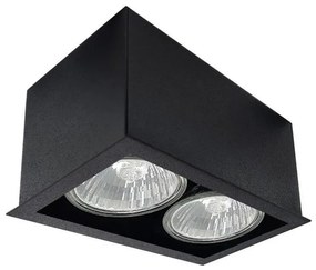 Brosline 1080 - Faretto orientabile CAGE 2xGU10/10W/230V nero