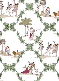 Coordonne Carta da parati Neo-Bucolic - White