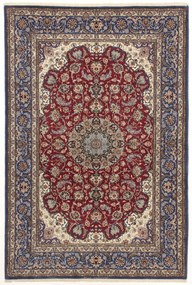 Isfahan Tappeto 230x150 (Iran) Annodato A Mano