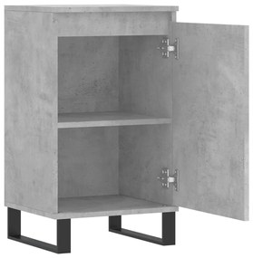 Credenza Grigio Cemento 40x35x70 cm in Legno Multistrato