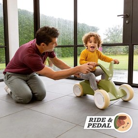 BERG GO - Guida e pedala 2in1 - verde retro