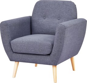 HANSEL - poltrona stile scandinavo in tessuto