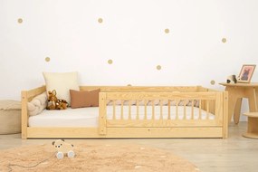 Letto basso per bambini Montessori Ourbaby Plus - naturale - 160x80 cm