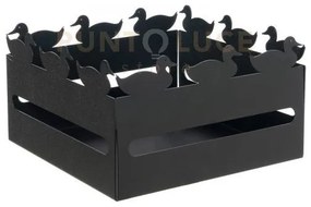 Cestino pane duck nero