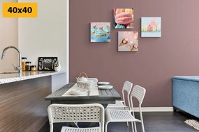 Set di quadri – Dolce piacere