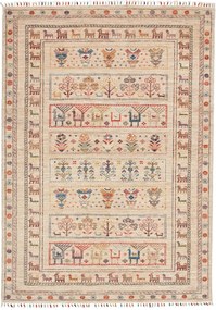 Samarkand Tappeto 130 x 180 Grigio (Pakistan) Annodato A Mano