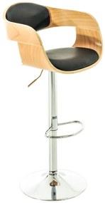Sgabello Barhocker Kingston: Eleganza E Comfort Senza Tempo / Natura/schwarz