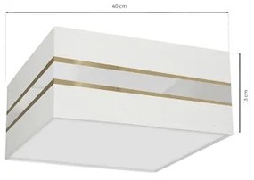 Plafoniera  ULTIMO 2xE27/60W/230V bianca