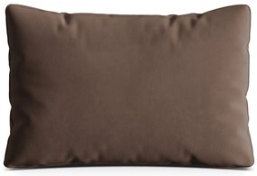 Cuscino per divano marrone con rivestimento in velluto Kemi – Cosmopolitan Design