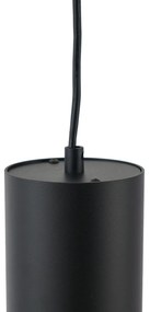 Lampada a sospensione nera moderna per sistema a binario monofase GU10 70mm - Iconic Holt