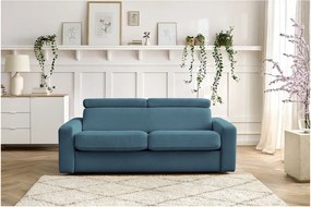 Divano blu allungabile 195 cm Monaco – Bobochic Paris