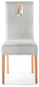 Coprisedia grigio chiaro con rivestimento elastico per sedie 48 cm Sento – Restilo