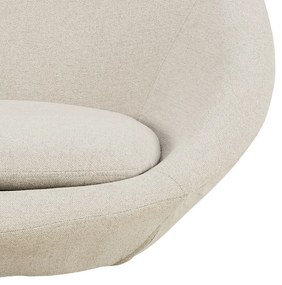 Poltrona beige girevole Center – Actona