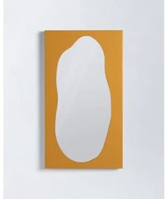 Specchio da Parete Rettangolare in Metallo (80x45 cm) Yuli Mostarda - The Masie