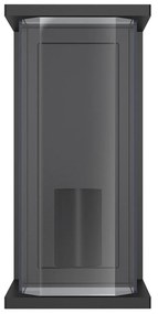 Applique Nera E27 IP54 per Esterni - Serie PRISM